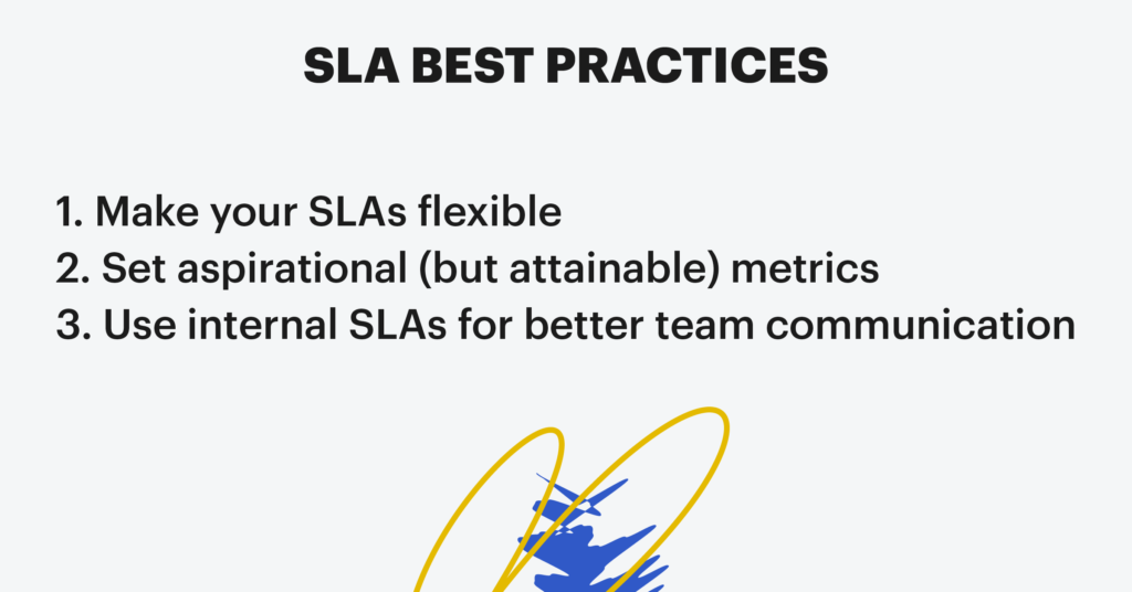 Mejores prácticas de SLA