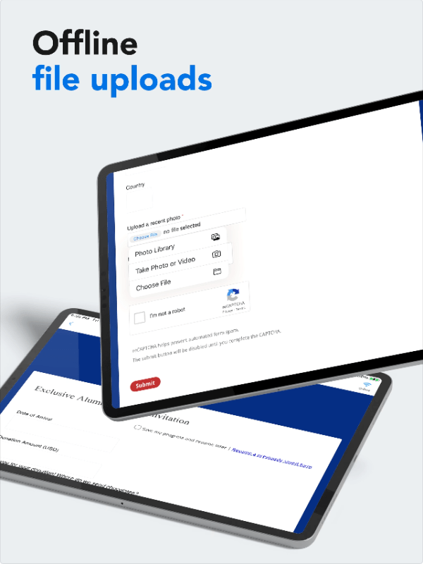 Cómo recopilar datos sobre la marcha con FormAssembly Mobile EGA Futura