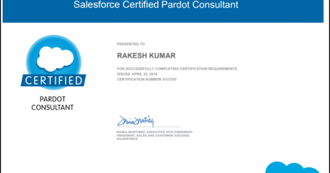 Cómo aprobar el examen de certificación de consultor Pardot de Salesforce